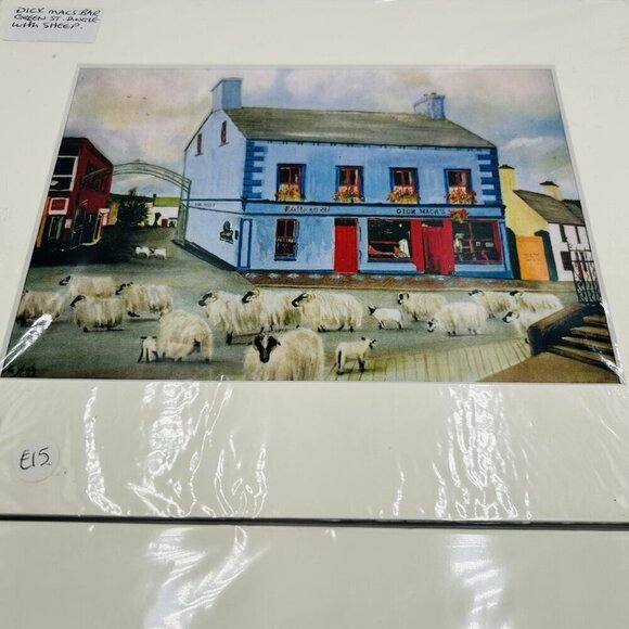 2 Watercolor Prints Martine Moriarty Signed Dingle Ireland Landscapes 7.5"x5" - Picture 4 of 10